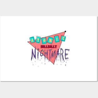Atomic Hillbilly Nightmare mid century googie inspired Posters and Art